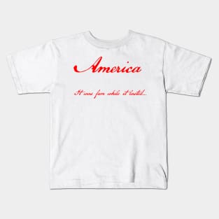 America - Less Filling - Tastes Suck Kids T-Shirt